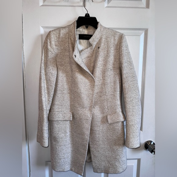 Zara coat Classic collection  Cream size M - Picture 3 of 10